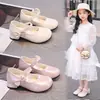 Nuevos zapatos Mary Jane vintage de otoño para niños, zapatos versátiles de moda con suela blanda para niñas, zapatos de punta cuadrada poco profundos
