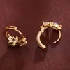 Moda temperamento Corea del Sur joyería oreja de ángel joyería aretes chapados en plata hebilla de oreja aretes femeninos fábrica al por mayor