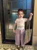 2026 Nueva Ropa de Verano para Niños Estilo Coreano Ropa para Niños Niñas Dulce Estampado de Dibujos Animados Camiseta Ajustada Camiseta de Manga Corta