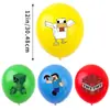 Tema de Minecraft Fiesta de Cumpleaños para Niños Decoración de Fiesta Patrón de Globo Impreso Pixel War Globo de Látex