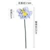 Flores de Cerámica Amasadas a Mano de Jingdezhen, Adornos Florales de Cerámica Coloridos, Decoraciones de Cerámica, Flores de Cerámica Puras Hechas a Mano