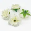 Capullos de Rosa Pequeños Simulados Cabezas de Flores de Tela de Seda Materiales para Manualidades de Guirnaldas Accesorios para el Cabello Accesorios para Arreglos Florales de Pared de Fondo de Boda Suelo