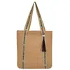 Bolso Grande Tejido para Mujer 2026 Nuevo Primavera y Verano Versátil Gran Capacidad Hombro Playa Commuter Bolso Cubo