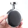 Frasco portátil de aço inoxidável 304, frasco redondo mini espesso 0,15 kg é um utensílio de bebida de metal portátil para uso doméstico