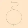 Estilo Suave Borla de Pérola Piercing de Umbigo Corrente de Cintura Integrada Garota Popular Temperamento de Luxo Leve Corrente Corporal Sexy Decoração de Cintura Acessórios