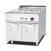 Jie Guan - Piscina de sopa eléctrica vertical con preservación de calor, mesa de gas de lujo con preservación de calor, vitrina de buffet para mantener la frescura de los alimentos