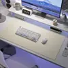 Alfombrilla de Ratón Oversize Impermeable y Resistente a la Suciedad Piel Sintética Esterilla de Escritorio Oficina Escritorio de Computadora Portátil Teclado Esterilla de Escritorio Sensación Avanzada