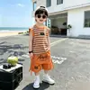 Conjunto de Chaleco de Verano para Niños 2026 Nuevo Estilo para Bebés de 2 a 4 Años, Ropa Infantil Delgada sin Mangas para Niños Pequeños y Medianos