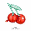 Globos Nuevos de Verano con Forma de Fresa, Cereza y Frutas Tridimensionales Decoraciones de Globos para Escenas de Fiesta Juguetes para Niños