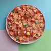 Acessórios de Resina Série Colorida Transparente Desenho Animado Misturado DIY Cola de Creme Patch para Capa de Celular Pasta para Copo de Água Material para Tênis com Furos