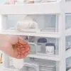 Caja de Almacenamiento Transparente tipo Cajón para Cosméticos de Escritorio Tocador Caja para Maquillaje Estante para Productos de Skincare