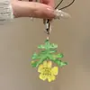 Estilo Ins Carrillón de Viento de Botella Flotante Llavero de Teléfono Colgante Pequeño Medusa Estrella Correa para Bolso Decoración Versátil para Mujeres