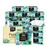 Papel Tissue Espessado Jierou com Design de Pintura a Óleo Artística, Pacote Econômico com 8 Rolos Espessados Grande para Uso Doméstico, Papel Higiênico, Guardanapo, Tissue