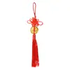 Nudo de Año Nuevo Hebilla de Paz Cordón Cubo Colgante Pequeño Lingote de Oro Linterna Pequeña Árbol de la Fortuna Colgante Decorativo Colgante