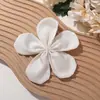 Accesorios para el Cabello, Broches, Accesorios para Ropa Hechos a Mano DIY de Flor de Cinco Pétalos en Tela de Satén Dulce y Atmosférica Estilo Coreano