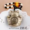 Peças de Mão de Latão Real de Boutique para Presentes Manuais Culturais e Criativos para Homens para Destino e Feliz Peças de Mão de Latão para Destino