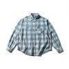 Ropa para Hombre North Boundary Marca de Moda Americana Otoño 2025 Corte Nuevo Camisa de Mezclilla Chaqueta Camisa a Cuadros Retro para Hombre