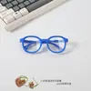 Gafas Anti-Luz Azul para Niños, Gafas de Bebé con Montura Suave de Silicona Cómoda, Gafas de Computadora de Moda Poligonales Estilo Nuevo