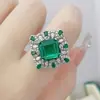 6 Cristais Artificiais Estilo Francês Resistente Pedra Preciosa Colorida Zircônia Vintage Italiano Paraíba Anel Joia Pedra Solta