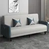Sofá de Tela Más Vendido para Apartamento Pequeño Habitación de Alquiler Sofá Cama Plegable de Doble Uso Multifuncional Sala de Estar Apartamento Sofá Cama Individual/Doble