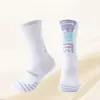 Meias de Basquete Primavera e Verão Masculinas Cano Alto Meias Esportivas Elite Reais Fundo Toalha Cano Longo Cano Alto Americanas Aumentadas Espessura Treinamento