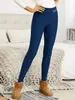 Leggings Gruesos con Forro de Polar Bordado de Cintura Alta para Mujer, Ropa Exterior Elástica de Corte Ajustado, Pantalones de Yoga Cálidos de Lana de Cordero, Venta al por Mayor Transfronteriza