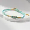 2026 Ano do Cavalo Novo Modelo Festival do Barco-Dragão Fio Colorido Rosto Sorridente Pequeno Zongzi Pulseira Trançada para Adultos e Crianças Festival do Barco-Dragão Pequeno Presente