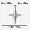 Acero Inoxidable 304 Minimalista Colgante Estrella Pequeña DIY Accesorios de Joyería Hechos a Mano Diseño Colgante de Collar Accesorios en stock