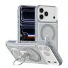 Adecuado para Funda de Teléfono Móvil Apple 17Promax, Transpirable y Disipador de Calor, Soporte Magnético Giratorio Colorido, Funda Anticaídas para iPhone16