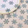 Confeti de decoración de copo de nieve tridimensional navideño traje de 100 piezas confeti para lanzar fiesta de Navidad lentejuelas al por mayor