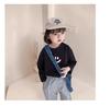 Camiseta Base de Manga Larga para Niña 2021 Primavera Nueva de Algodón Estilosa para Niños Camiseta Suelta Versátil para Bebés Niñas