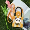 Nueva Bolsa Cruzada de Teléfono Móvil de Dibujos Animados, Diseño de Moda, Bolsa de Teléfono Móvil Tejida, Versátil, Bolso de Hombro, Sensación de Alta Gama