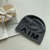 Chapéu de Lã Estilo Ins Coreano para Mulheres Outono e Inverno Chapéu Turbante com Letras Ins Estilo Coreano Streetwear Elegante Chapéu Pulôver Empilhado