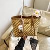 Bolso de Mujer de Gran Capacidad 2025 Transfronterizo Nuevo Simple Moda Bolso de Axila de Alta Gama Versátil Moderno Bolso Tote para Viajar