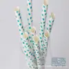 Canudos de Papel Biodegradável Criativos Transfronteiriços Fornecimento Direto da Fábrica de Suprimentos para Festas Europeia e Americana Multicolorido Opcional