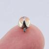 Nuevo Piercing G23 de Titanio Labret Stud Tres Puntas Rosca Externa Stud para Ceja Clavícula Perla Ópalo Accesorio de Joyería de Repuesto
