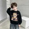 Sudadera Infantil 2026 Primavera y Otoño Nuevo Estilo Niños y Niñas Versión Coreana Moda Tops Colección Holgada Manga Larga Camiseta Base