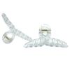 Pinza Cruzada de 11 cm Pinza para la Parte Posterior de la Cabeza Disco para Baño Horquilla para el Cabello con Temperamento Pinza de Tiburón Clip Grande Transparente