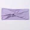 Diadema deportiva estilo europeo y americano con forma de cruz, para niña, con lazo de color Morandi, sencilla, para lavarse la cara, 2472
