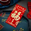 Sobres rojos de Año Nuevo con hoja de oro, auspiciosos para el Festival de Primavera, bodas y celebraciones de inauguración de casa, con diseño de mil yuanes, y sobres rojos para niños para el Año Nuevo