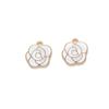 Estilo Caliente Accesorios de Joyería DIY Camelia Aleación Gota de Aceite Colgante Collar Colgante Accesorios Yiwu Colgante