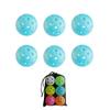 Venta caliente transfronteriza pick luminoso bola luminosa Red pick luminoso bola 40 agujeros Agujero PE Bola 6 uds/bolsa ventas directas de fábrica