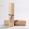 Cilindro de Té Caja de Regalo de Madera Maciza Lata de Té Engrosada Bolsa para Pastel con Logo Personalizado Caja de Embalaje China para Donas