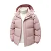 Chaqueta de Algodón con Capucha para Hombre y Mujer Chaqueta de Algodón de Invierno Abrigo Chaqueta Engrosada Acolchada de Algodón Casual Versátil Protección contra el Frío Ropa de Algodón Cálida Hombre