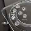 Joias de Diamante Zircônia para Nail Art Brilhante Branco Amor Quadrado Gordo Ovo de Pombo Unha Pronta Decoração de Bola de Diamante Venda por Atacado