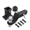 Conjunto de Braço de Reboque com Bola de Reboque para Veículo Off-Road, RV, Iate, Gancho de Reboque, Engate de Reboque, Acessórios de Modificação com Conector de Tampa de Bola