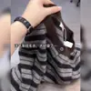 Cárdigan de Punto con Retazos y Rayas Estilo Perezoso Ropa Exterior para Mujer 2026 Nuevo Estilo Otoño Delgado Moda Suelto