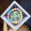 Pulseras de Vidrio Estilo Chino Nuevo al por Mayor Pulseras de Cerámica Imitación Jingdezhen Mercado Nocturno Punto Escénico Más Vendido Pareja Joyería de Mano con Cuentas