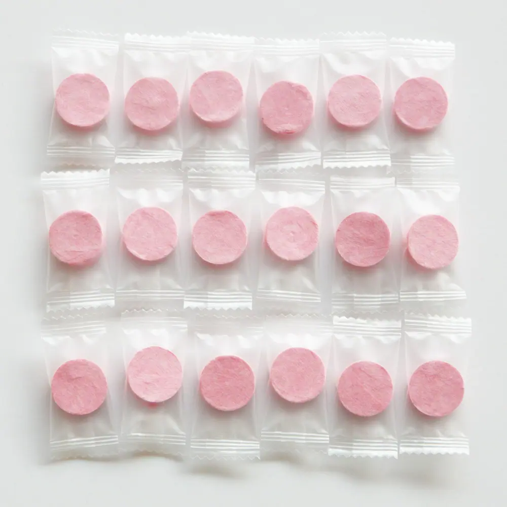 粉长纤维压缩面膜1