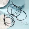 Pulsera ajustable tejida a mano con cuentas colgantes de bola nueva transfronteriza, joyería versátil para parejas, ventas directas de fábrica